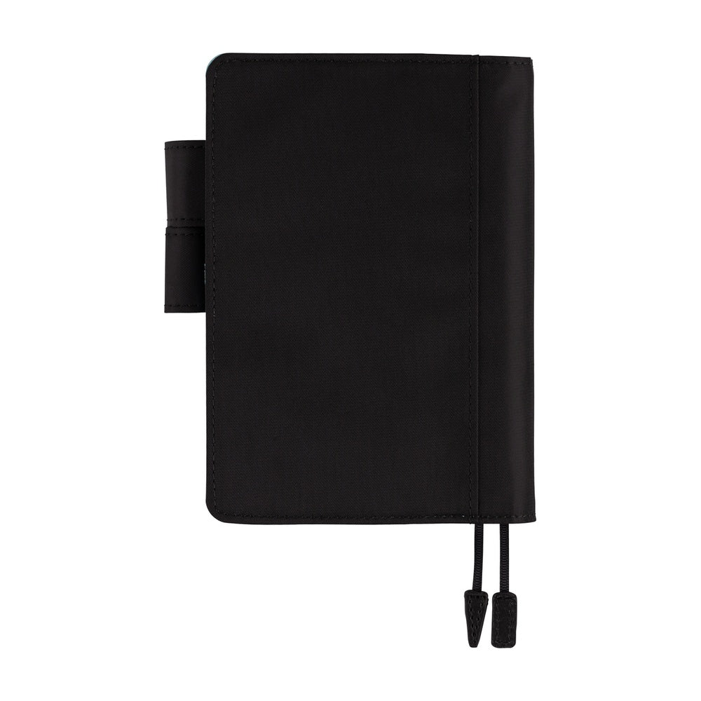 Hobonichi Techo A6 Original Planner Cover - Colors: Black x Clear Blue