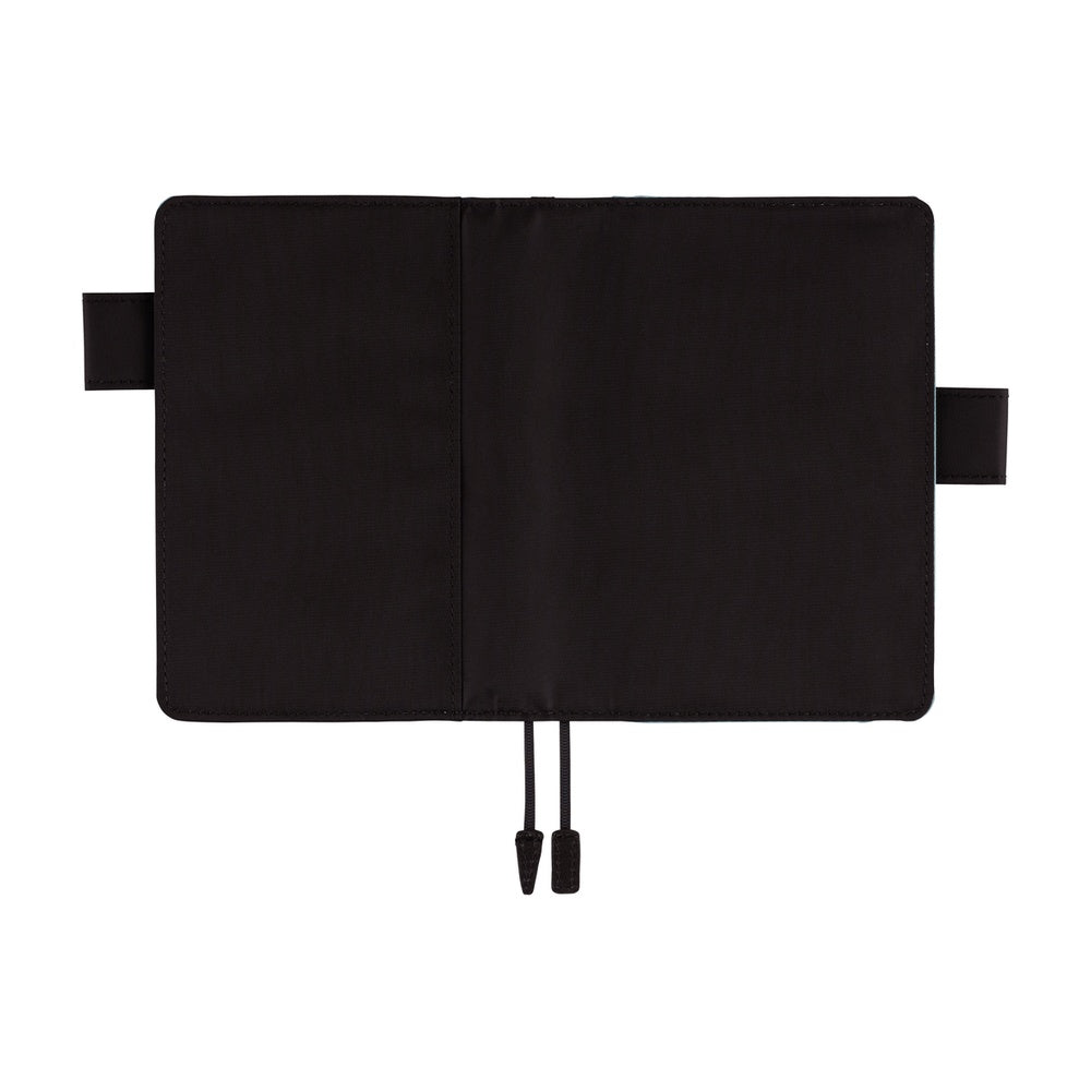 Hobonichi Techo A6 Original Planner Cover - Colors: Black x Clear Blue