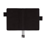Hobonichi Techo A6 Original Planner Cover - Colors: Black x Clear Blue