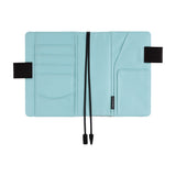 Hobonichi Techo A6 Original Planner Cover - Colors: Black x Clear Blue