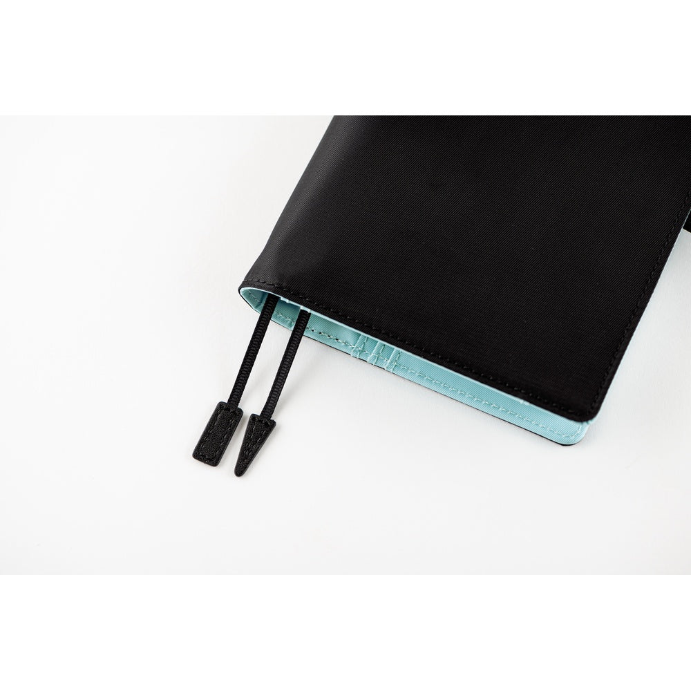 Hobonichi Techo A6 Original Planner Cover - Colors: Black x Clear Blue