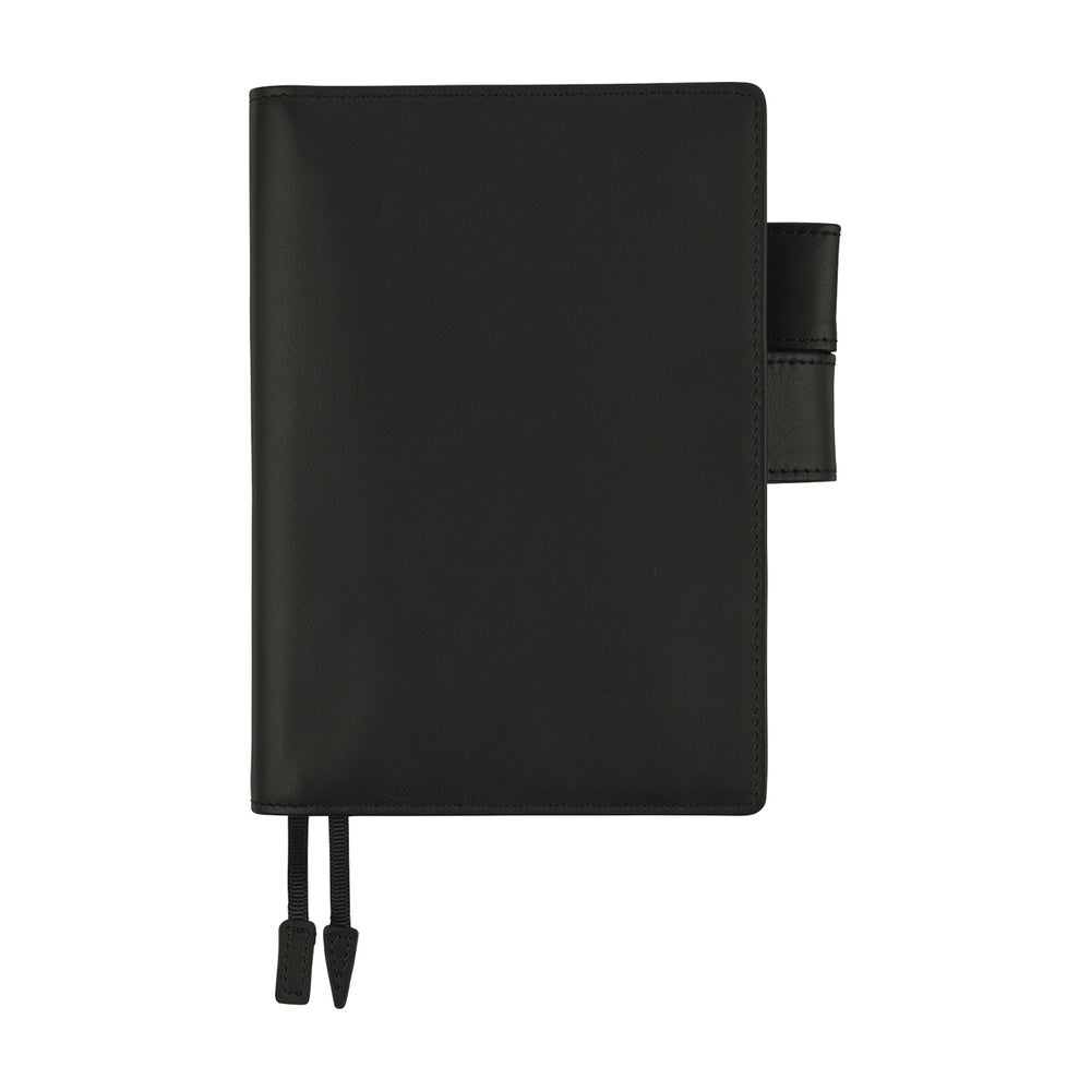 Hobonichi Techo A6 Original Planner Cover - Leather: TS Basic - Black