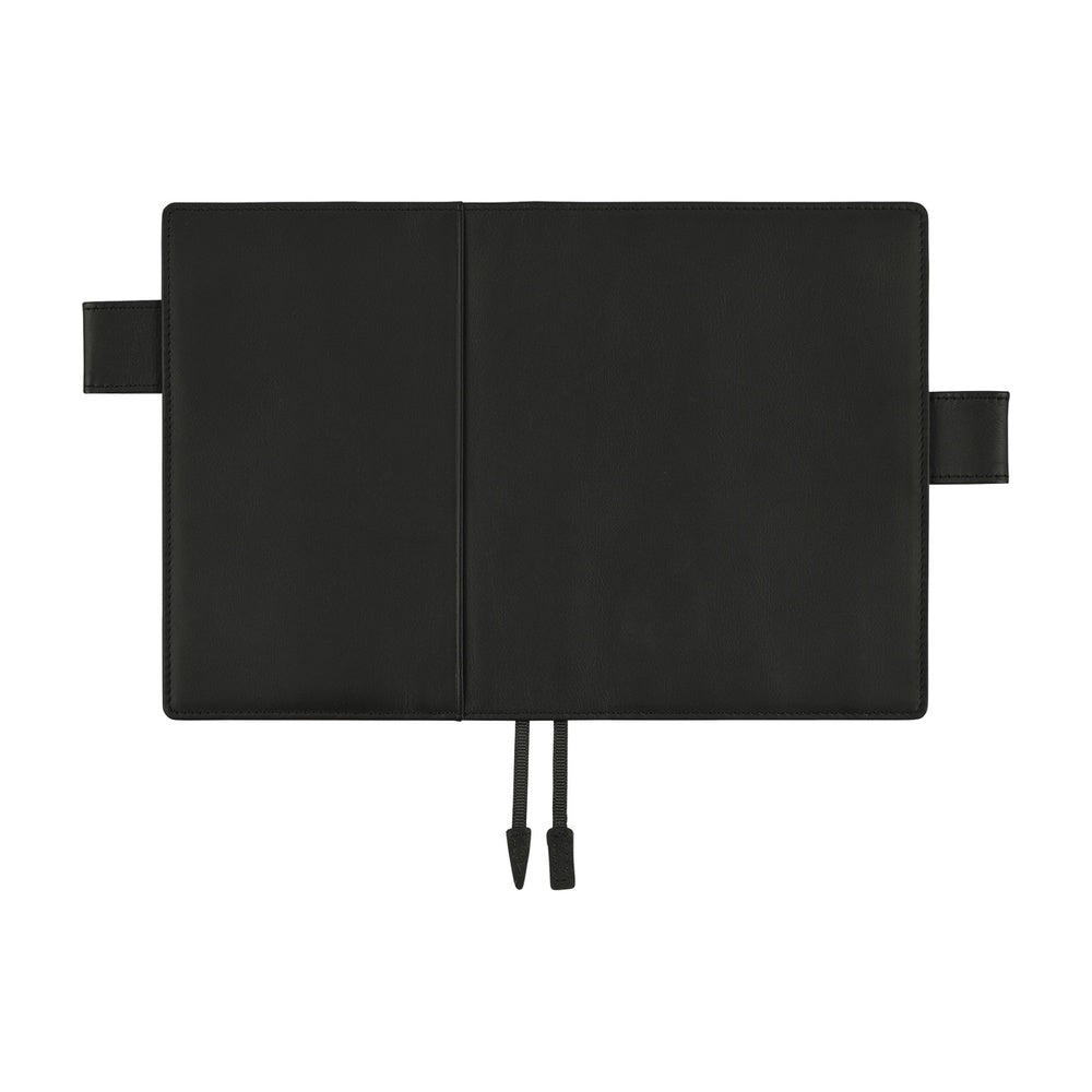 Hobonichi Techo A6 Original Planner Cover - Leather: TS Basic - Black