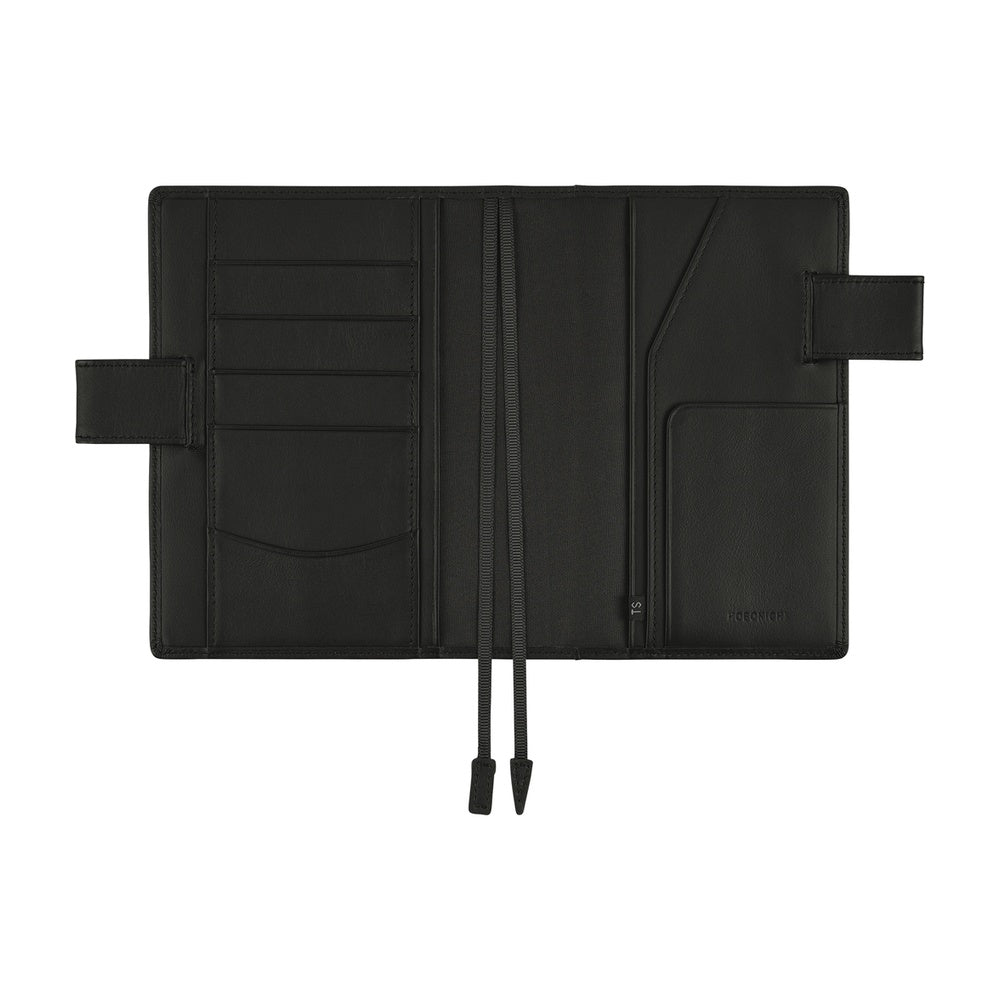 Hobonichi Techo A6 Original Planner Cover - Leather: TS Basic - Black