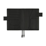 Hobonichi Techo A6 Original Planner Cover - Leather: TS Basic - Black