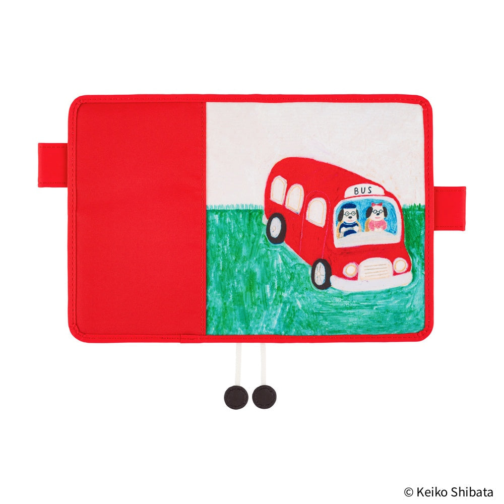 Hobonichi Techo A6 Original Planner Cover - Keiko Shibata: Bus management by Mr. and Mrs. Inoue