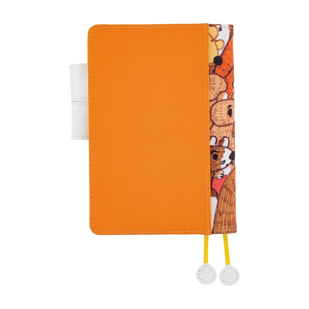 Hobonichi Techo A6 Original Planner Set - 100%ORANGE: Squirrel Squadron