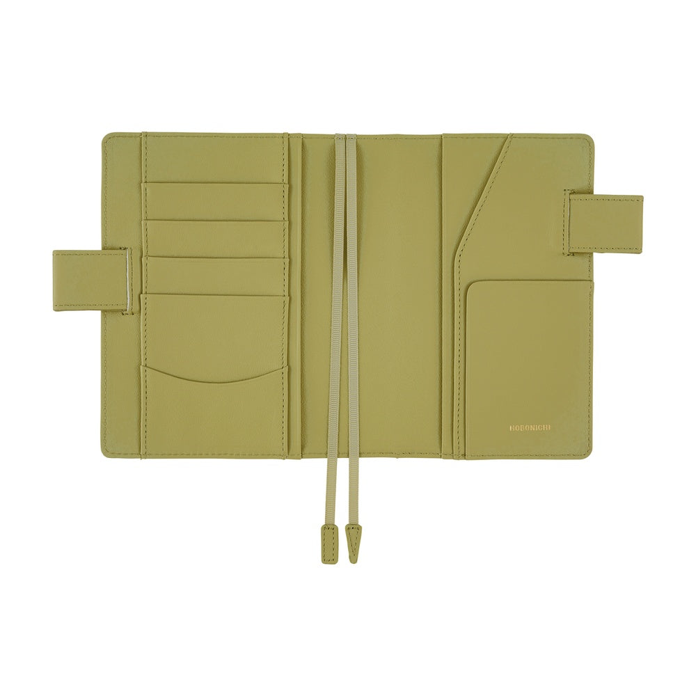 Hobonichi Techo A6 Original Planner Set - Leather: Sage Green