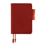 Hobonichi Techo A6 Original Planner Cover - Colors: Bordeaux Teracotta