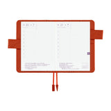 Hobonichi Techo A6 Original Planner Cover - Colors: Bordeaux Teracotta
