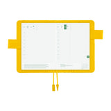 Hobonichi Techo A6 Original Planner Cover - Colors: Fresh Citron with English book