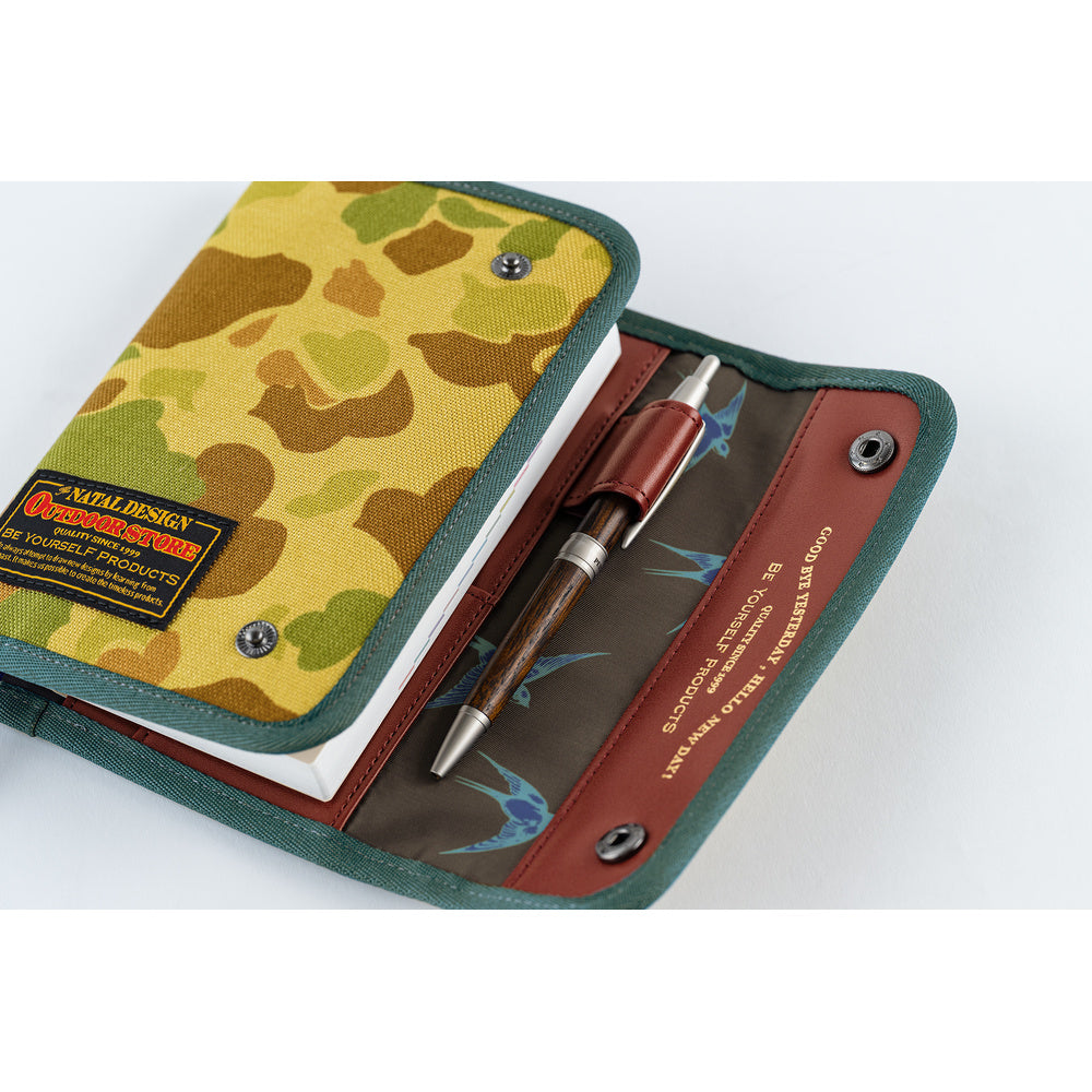 Hobonichi Techo A6 Original Planner Cover - Hello New Day! (Camo)