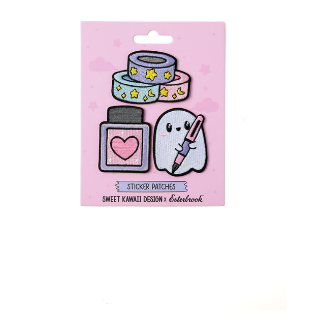 Esterbrook x Sweet Kawaii Design Pastel Halloween 3-Piece Patch Set