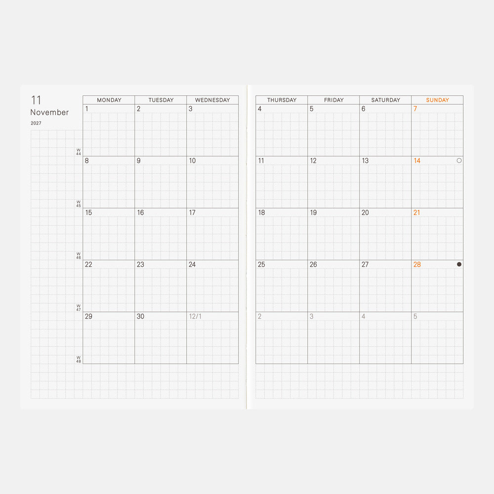 Hobonichi Techo A6 English Planner Book