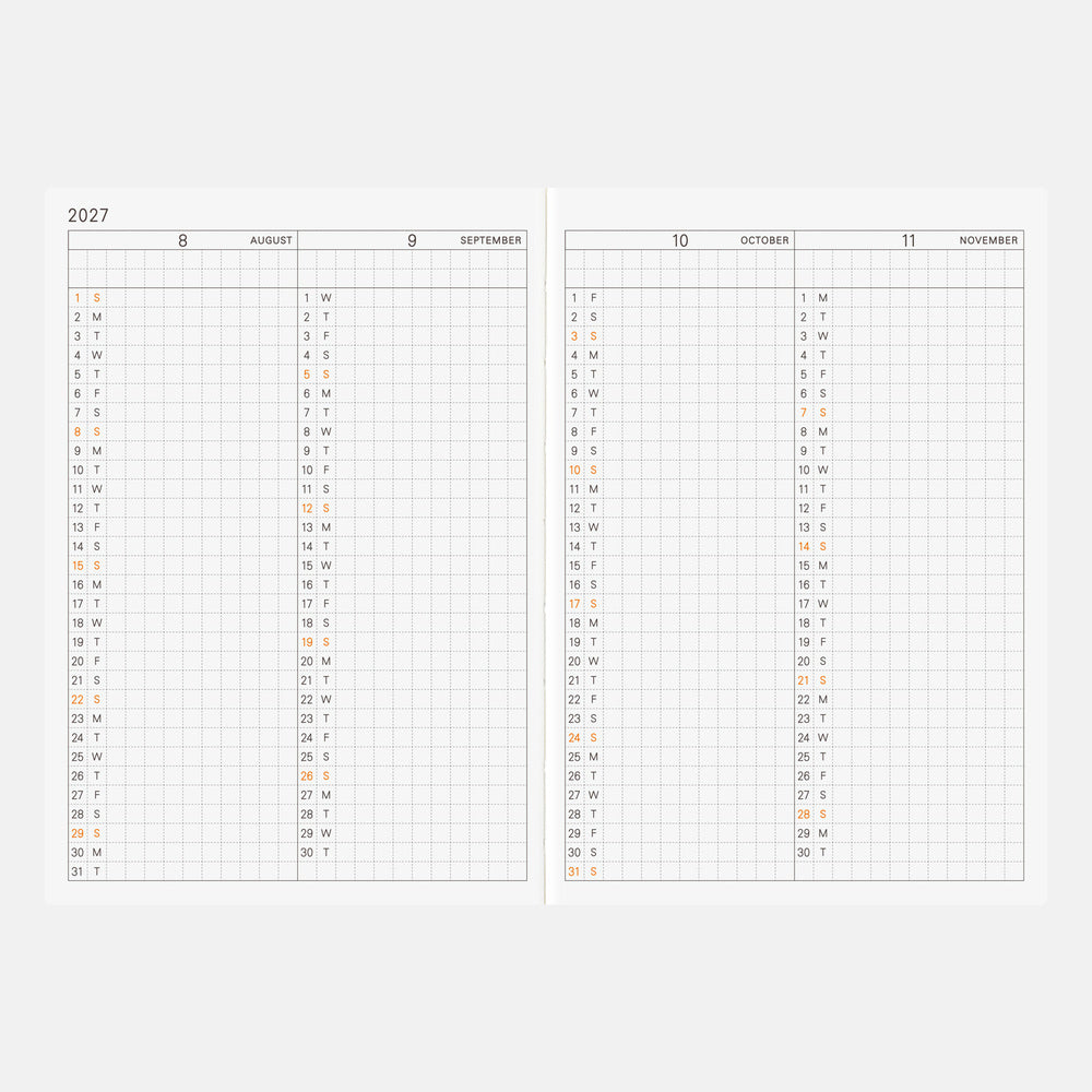 Hobonichi Techo A6 English Planner Book