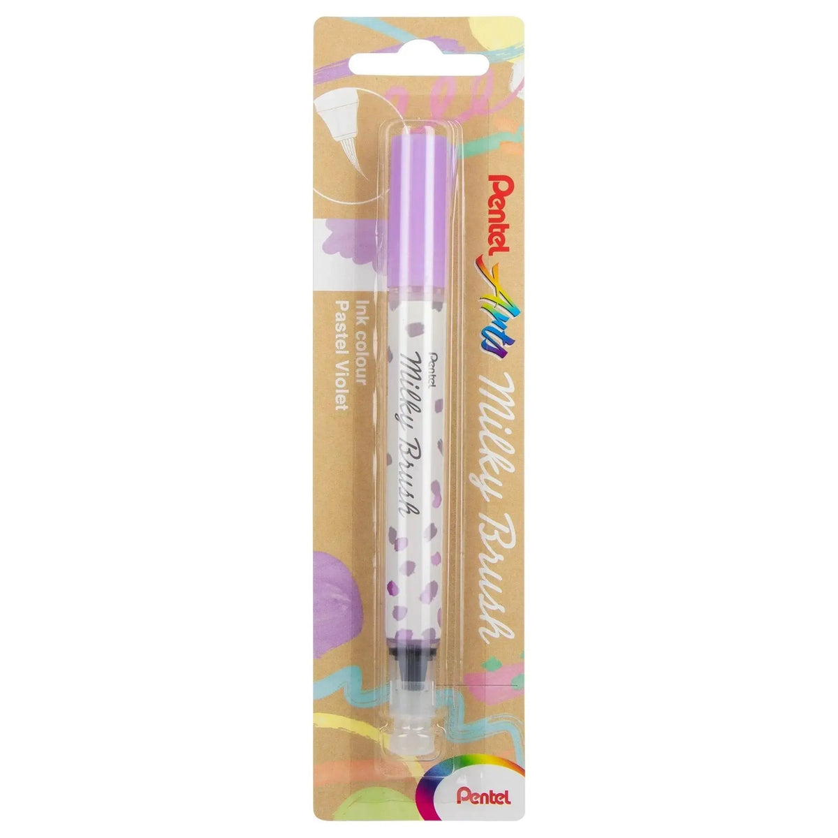 Pentel Arts Milky Brush Pen - Pastel Violet