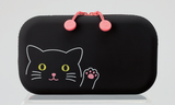 PuniLabo Zipper Pouch - Black Cat