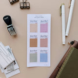 Sarica Studio Retro Guest Check Stickers