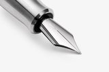 Gravitas Vac 2.0 Fountain Pen - Grade 5 Titanium Machine Finish
