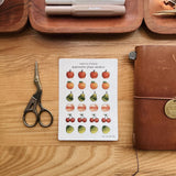 Sarica Studio Watercolor Fruit Stickers