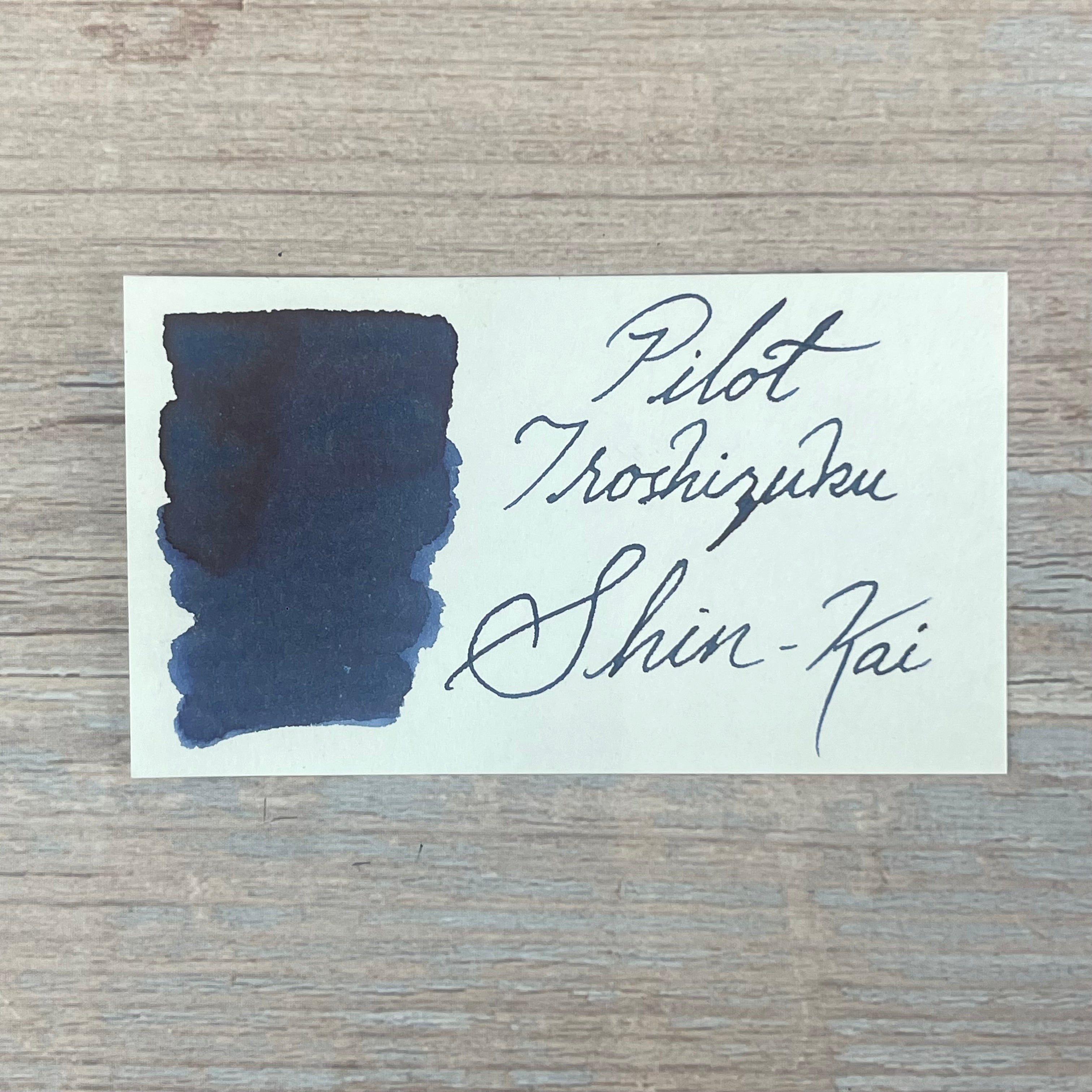 Pilot Iroshizuku Shin-Kai - 50ml Bottled Ink – Atlas Stationers