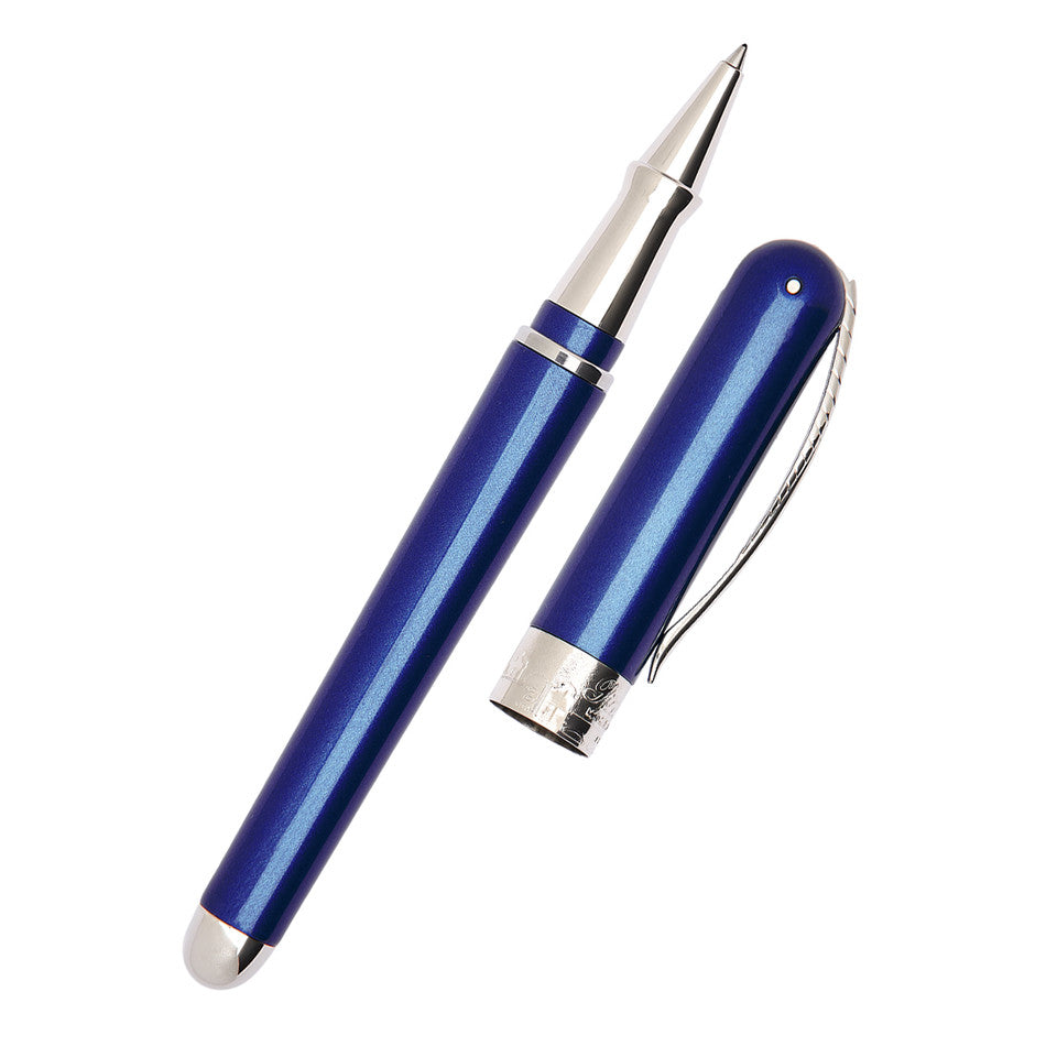 Pineider Avatar Shiny Rollerball Pen - Blue