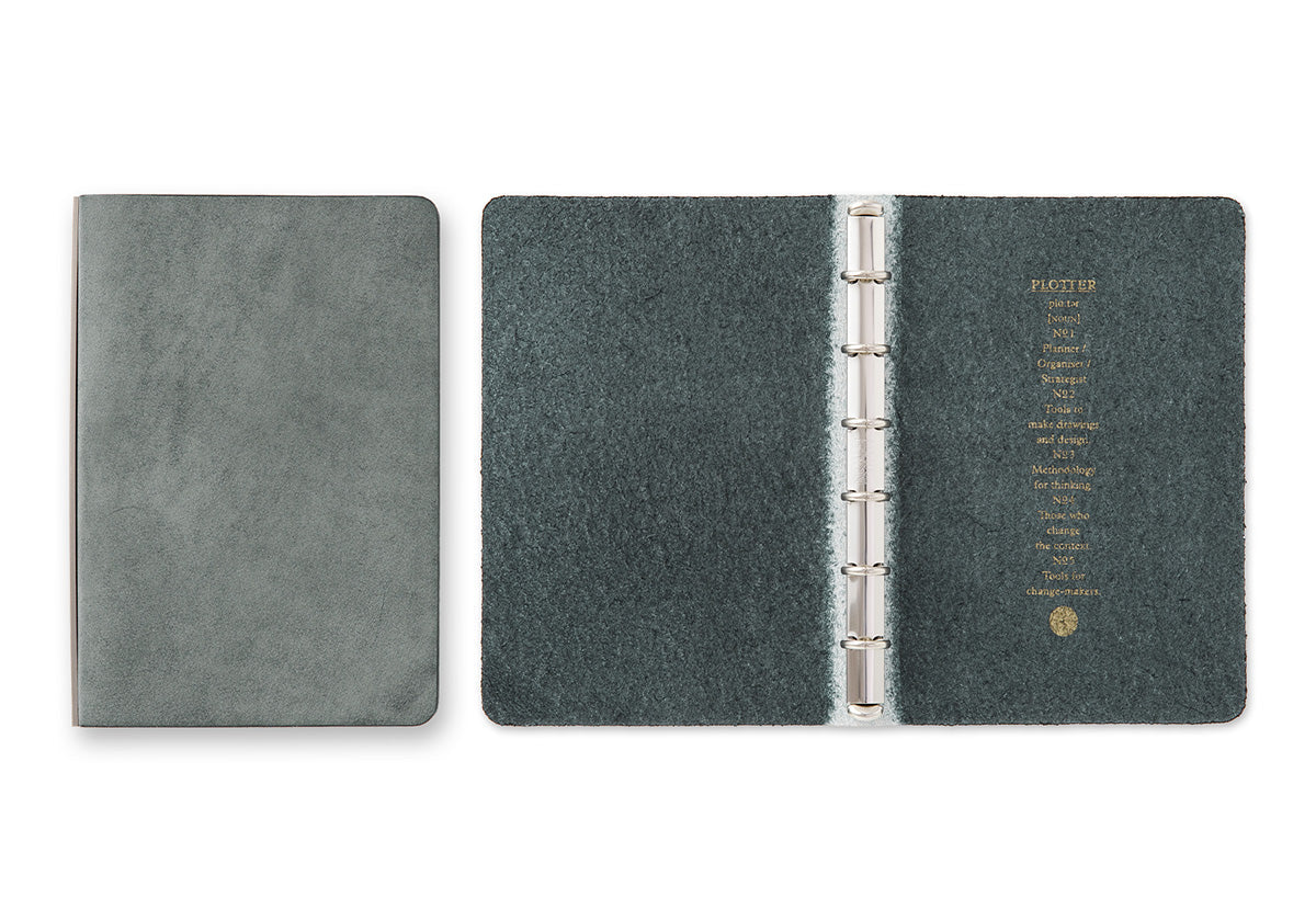 Plotter Shiranami 6-Ring Leather Binder - Mini Size