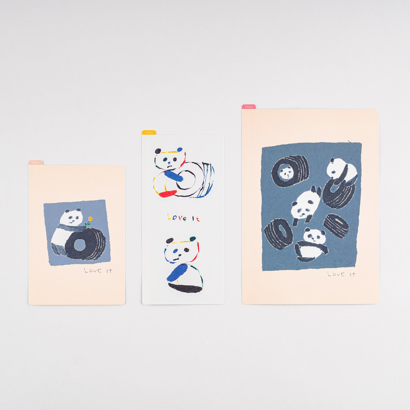 Hobonichi Jin Kitamura: Hobonichi Pencil Board for Weeks (Love it (Panda))