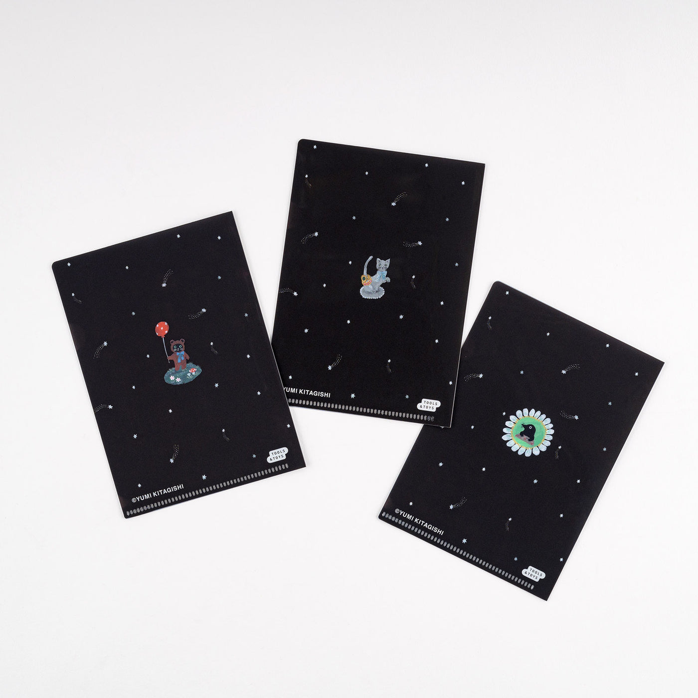 Hobonichi Yumi Kitagishi: Hobonichi Folder Set of 3 for A6 Size (Little Gifts)