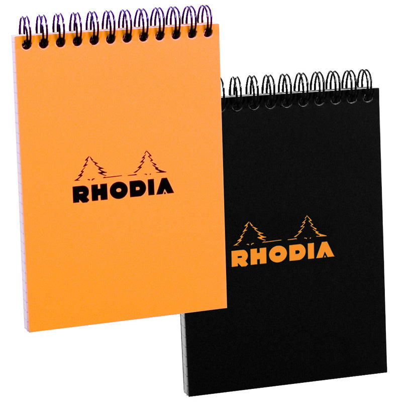 Rhodia Wirebound Notepad - Dot 80 sheets - 6 x 8 1/4