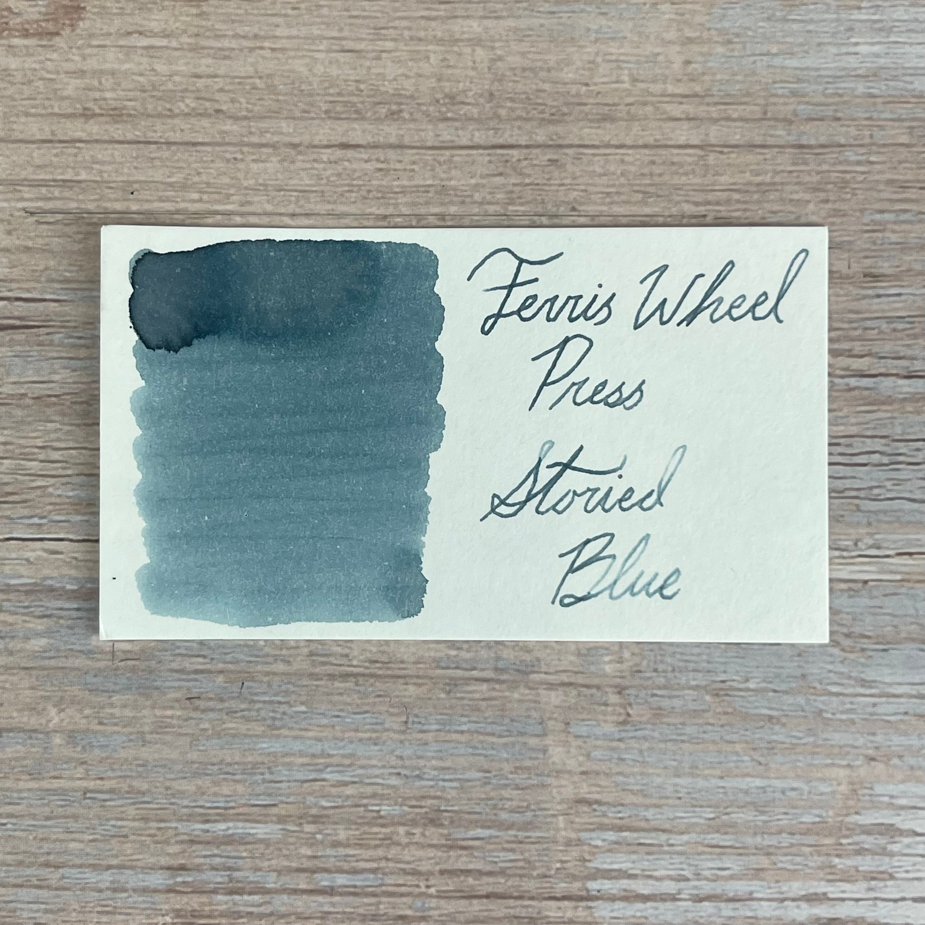 Ferris Wheel Press Storied Blue - 38ml bottled Ink – Atlas Stationers