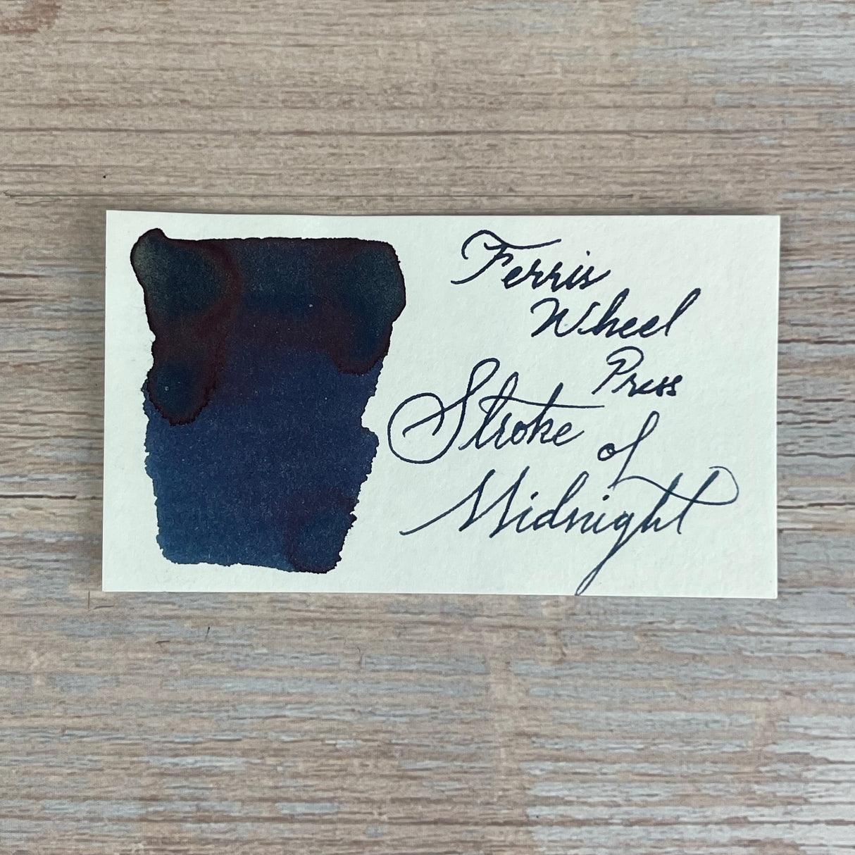 Ferris Wheel Press Stroke of Midnight - 38ml bottled Ink (Special Edition)