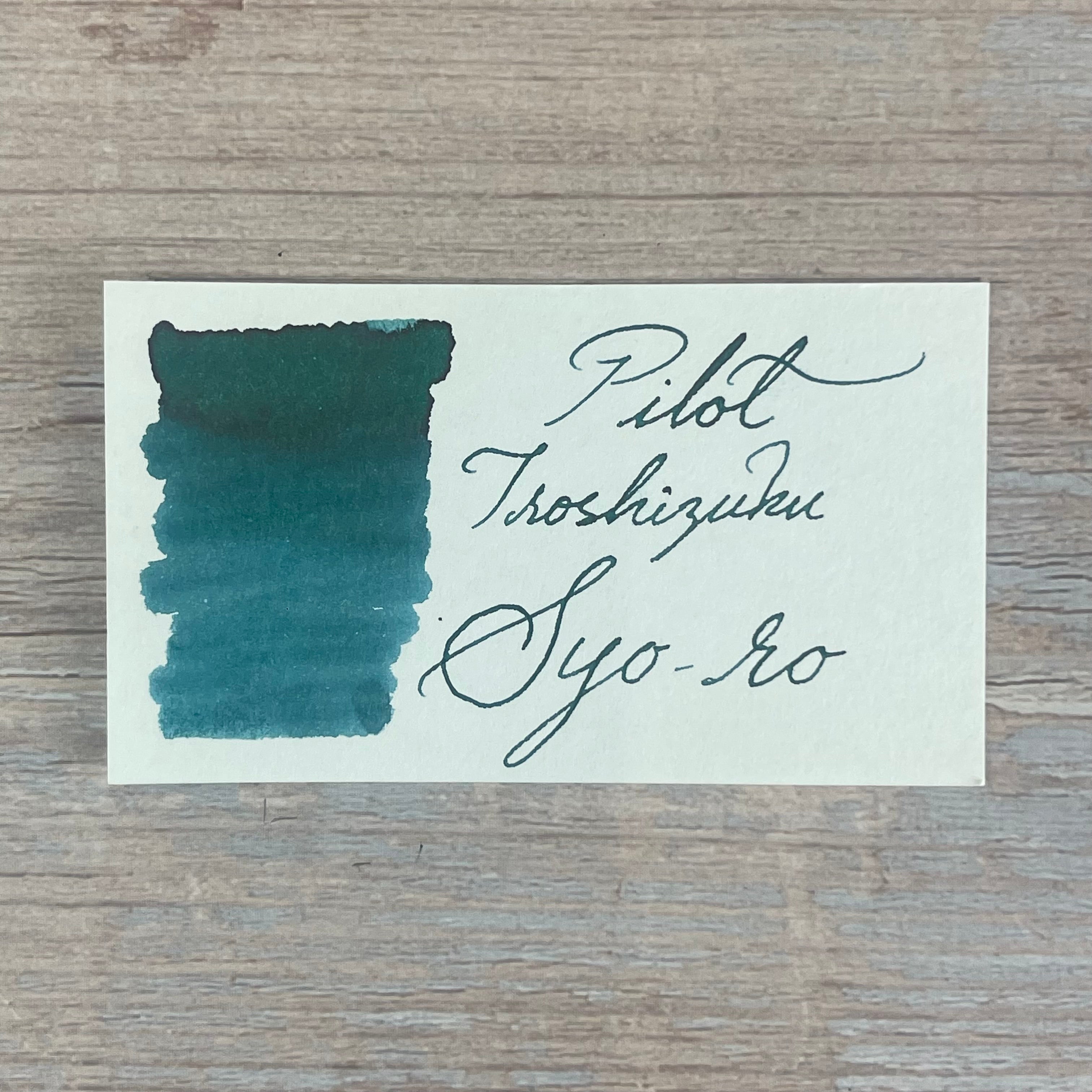 Pilot Iroshizuku Syo-ro - 50ml Bottled Ink – Atlas Stationers