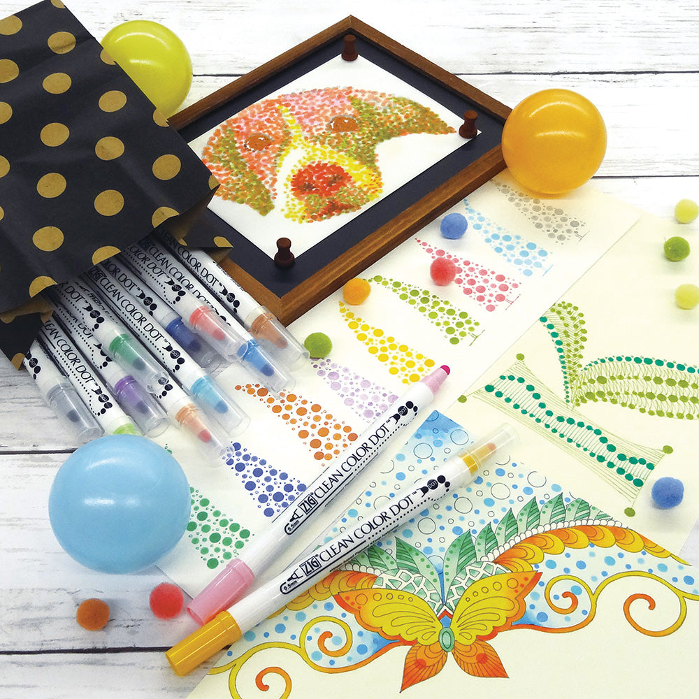 Kuretake Zig Clean Color Dot Markers - Individual