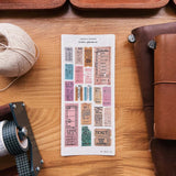 Sarica Studio Ticket Ephemera Stickers