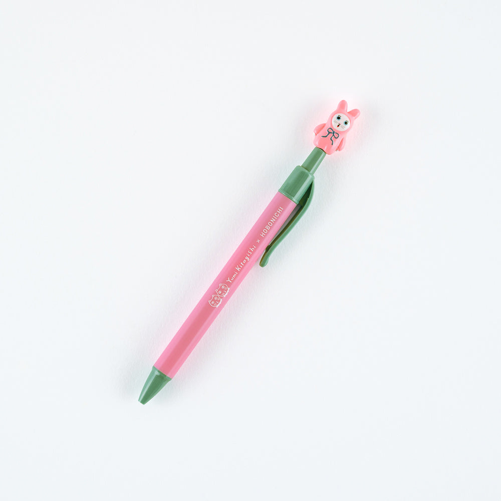 Hobonichi Yumi Kitagishi: Ballpoint Pen (White Cat Bunny)