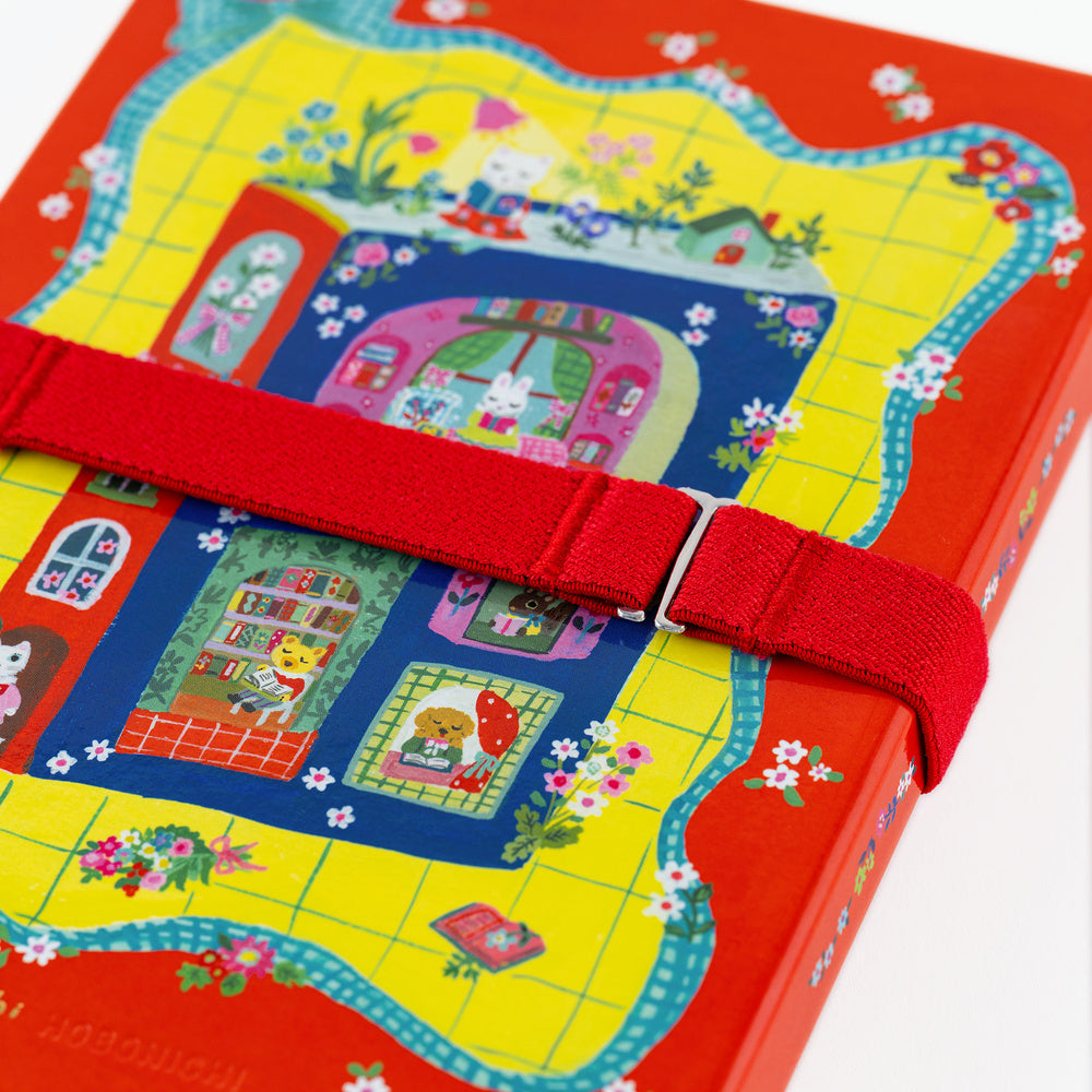Hobonichi Yumi Kitagishi: Book Band with Charm (White Cat)