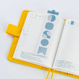 Hobonichi TSUKI no IRO: Bookmark-Style Foil-Pressed Stickers