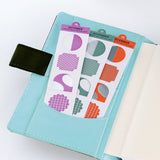 Hobonichi TSUKI no IRO: Bookmark-Style Foil-Pressed Stickers