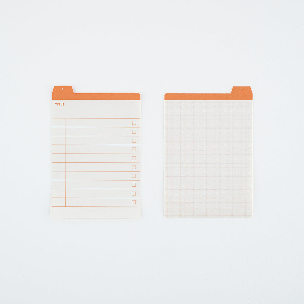 Hobonichi TSUKI no IRO: 12 Month Index Pockets