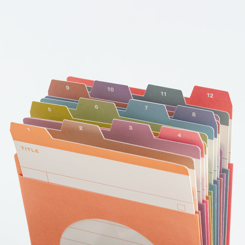 Hobonichi TSUKI no IRO: 12 Month Index Pockets