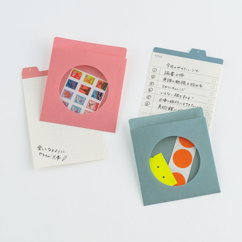 Hobonichi TSUKI no IRO: 12 Month Index Pockets