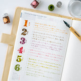 Hobonichi Kakimori x TSUKI no IRO: Mini Ink Bottle Set (Jan-Jun)