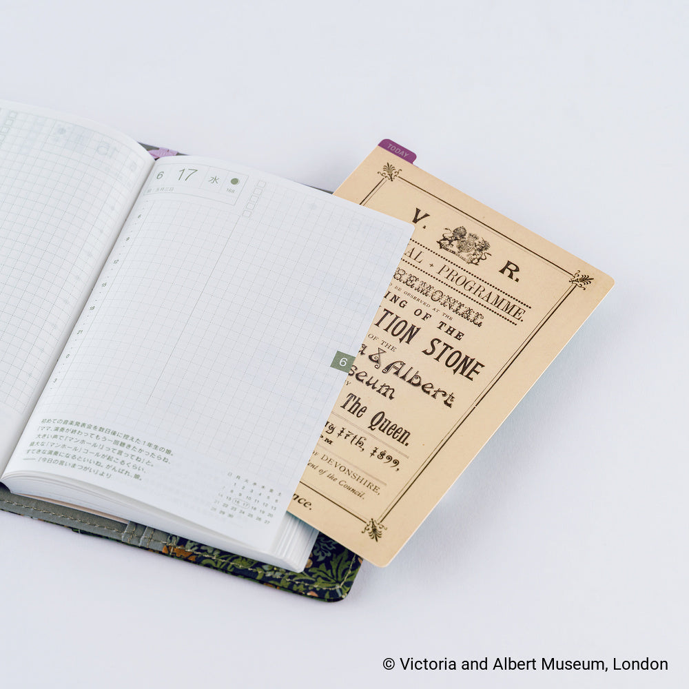 Hobonichi V&A Series: Hobonichi Pencil Board for A6 Size (V&A’s Foundation Stone Programme)