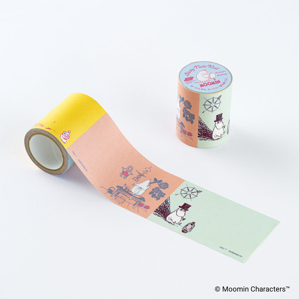 Hobonichi Moomin: Sticky Note Roll (Moomin Family’s Island Life)