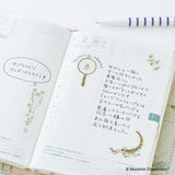 Hobonichi Moomin: Foil-Stamped Clear Stickers (Adventure Log)