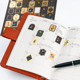 Hobonichi Yoshie Watanabe: Foil-Stamped Stickers (Petit Bloom)