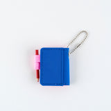 Hobonichi Techo Mini Keychain (Blue x Pink)