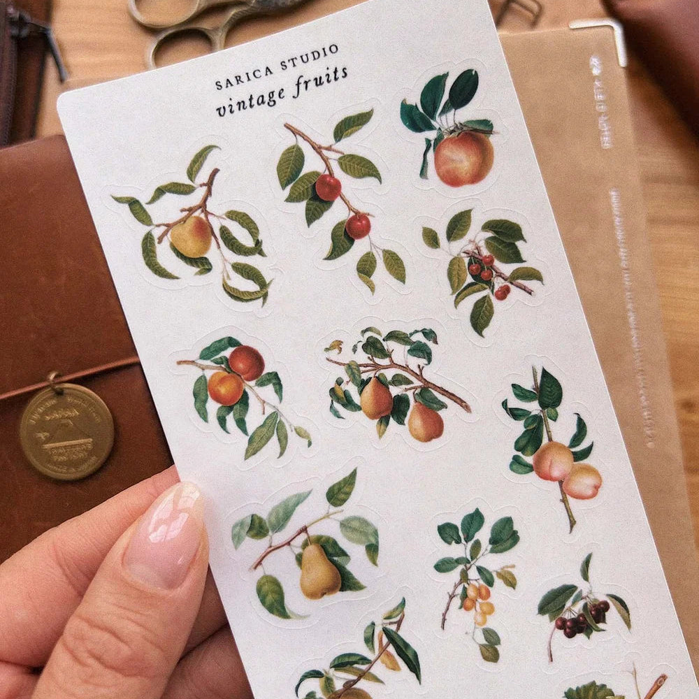 Sarica Studio Vintage Fruit Stickers