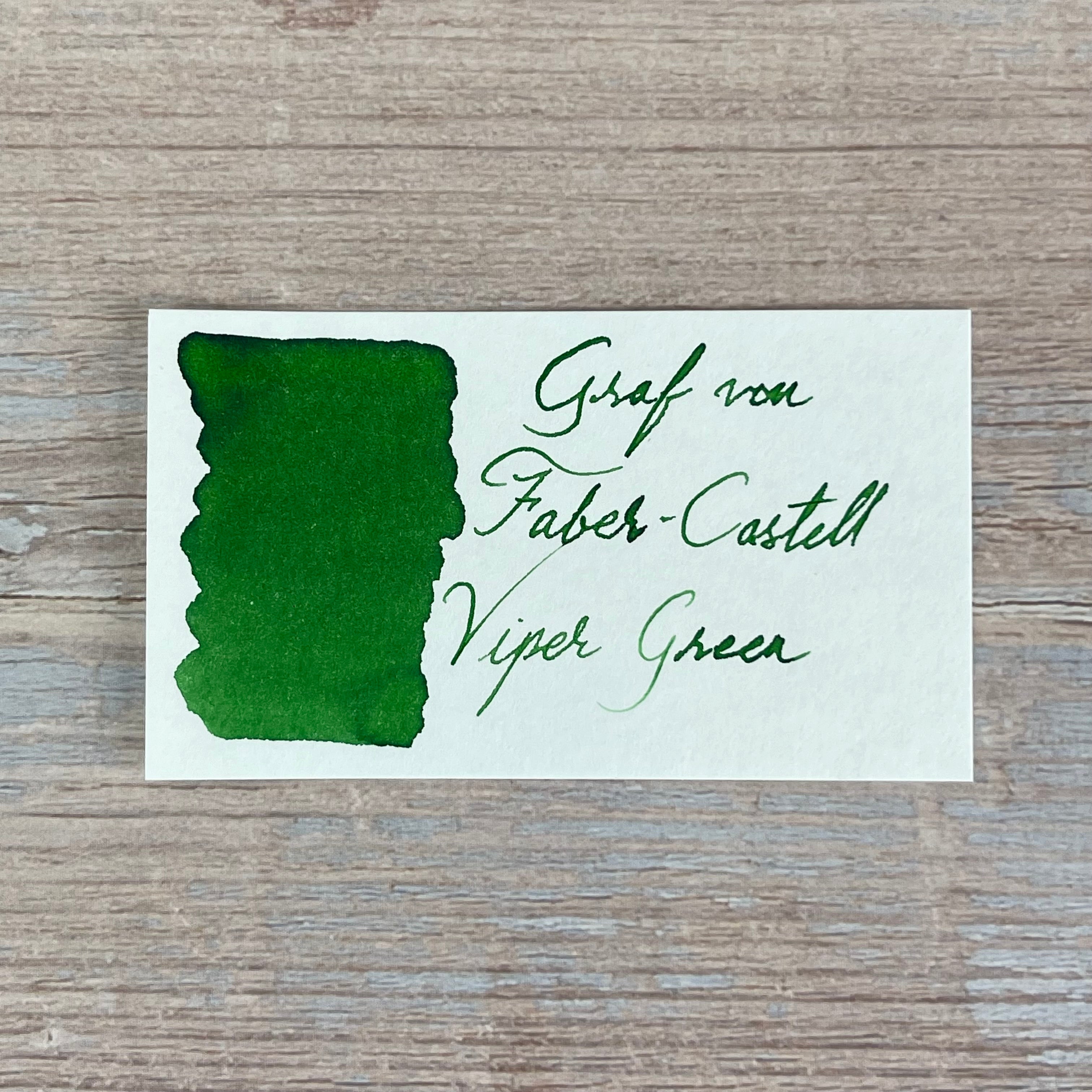 Graf von Faber-Castell Viper Green- 75ml Bottled Ink – Atlas